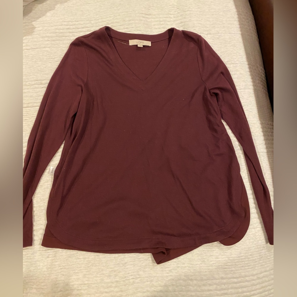 Ann Taylor Loft Sweater Blouse